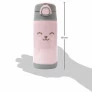 Garrafa com Canudo - Aço Inox - Térmica - 400 ml - Gumy - Rosa - Buba