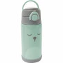 Garrafa com Canudo - Aço Inox - Térmica - 400 ml - Gumy - Verde - Buba