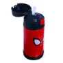 Garrafa com Canudo - Térmica - 400ml - Homem-Aranha - Zonacriativa