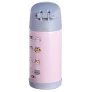 Garrafa com Canudo - Térmica - 400ml - I Love Cats - Zonacriativa