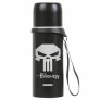 Garrafa Infantil Aço - Térmica - 350 ml - Marvel - The Punisher - Dermiwil