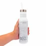 Garrafinha Cantil - 500ml - The Boss - Cinza - Uatt