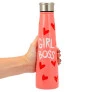 Garrafinha Cantil - 600ml - Girl Boss - Rosa - Uatt