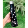 Garrafinha Cantil - 600ml - Miau - Gatinha - Preta - Uatt