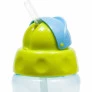 Garrafinha Fresh Infantil com Tampa e Canudo - 300ml - Azul - Buba