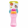 Garrafinha Fresh Infantil com Tampa e Canudo - 300ml - Rosa - Buba