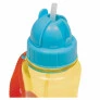 Garrafinha Infantil com Canudo - 400ml - Animal Fun Leão - Buba