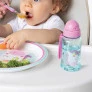 Garrafinha Infantil com Canudo - 400ml - Animal Fun - Unicórnio - Buba
