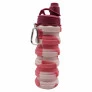 Garrafinha Retrátil - 500ml - Variante Rosa - Zonacriativa