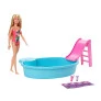 Boneca Articulada e Conjunto - Barbie Dreamhouse - Piscina Fashion - Mattel