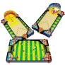 Jogo 3 em 1 Sport Game - Tiro ao Alvo - Futebol - Boliche - Braskit