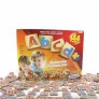 Jogo Educativo - Maiúsculas e Minúsculas - ABCD - 144 Peças - Xalingo