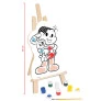 Kit de Pintura com Cavalete - Turma da Mônica - Nig Brinquedos