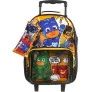 Kit Escolar PJ Masks Mochila de Rodinhas + Lancheira + Estojo - Dermiwil