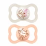 Kit 2 Chupetas - SkinSoft - Air - 16m - Coruja-Flores - MAM