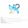Kit 2 Chupetas - SkinSoft - Day Night - Brilha no Escuro - 16m - Azul - MAM