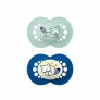 Kit 2 Chupetas - SkinSoft - Day Night - Brilha no Escuro - 16m - Azul - MAM