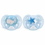 Kit 2 Chupetas - Ultra Soft - 6-18m - Baleia-Estrelas - Philips Avent