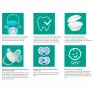 Kit 2 Chupetas - Ultra Soft - 6-18m - Baleia-Estrelas - Philips Avent