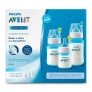 Kit 3 Mamadeiras - Anticólica - 125-260-330ml - Clássica - Azul - Philips Avent