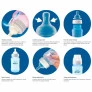 Kit 3 Mamadeiras - Anticólica - 125-260-330ml - Clássica - Rosa - Philips Avent
