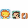Kit 3 Potinhos com Tampas - Infantil - Animal Fun - Zoo - P - M - G - Buba
