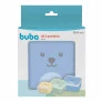 Kit 3 Potinhos com Tampas - Infantil - Gumy - Azul - P - M - G - Buba