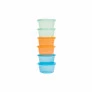 Kit 6 Potinhos para Papinha do Bebê - 250ml - Coloridos - Sortidos - Buba