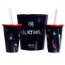 Kit Almofada Porta Pipoca - Naruto - Akatsuki - Zonacriativa