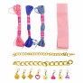 Kit Bijuterias Infantil - DIY - Beaut Charmys - Faz Pulseiras - 8 Pingentes - Toyng