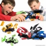Kit Carrinhos Bate e Quebra de Fricção - Smash Race - Laranja e Verde - Toyng