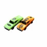 Kit Carrinhos Bate e Quebra de Fricção - Smash Race - Laranja e Verde - Toyng