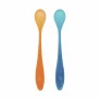 Kit Colheres Termossensível para Bebê - 2 unidades - Azul e Laranja - Buba