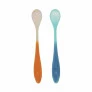 Kit Colheres Termossensível para Bebê - 2 unidades - Azul e Laranja - Buba
