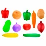 Kit Comidinha Infantil - Vegetables - Sua Cesta de Legumes - Rosa - Braskit