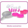 Kit Cozinha Infantil Completa e Lavanderia Lava e Passa - Magic Toys