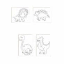 Kit de Pintura com Cavalete - Dinos - Nig Brinquedos