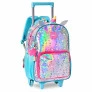 Kit Escolar - Magic Unicórnio - Mochila + Lancheira + Estojo - Holográfico - Clio Style