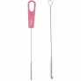 Kit Escovas de Limpeza para Canudos e Mamadeiras - Rosa - Buba