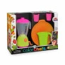 Kit Liquidificador Infantil com Utensílios - Color Chefs - Verde e Rosa - Usual Brinquedos