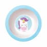Kit Refeição Infantil - Prato - Bowl - Copinho - Animal Fun - Unicórnio - Buba