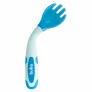 Kit Talher para Bebê - Flexível e Termossensível - Colher e Garfo - Azul - Buba