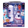 Kit Veículos e Mini Bonecos - Astronautas - Estação e Cápsula - Fun Divirta-se