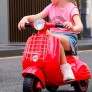 Lambreta Elétrica Infantil - 6v - Vermelha - Bandeirante