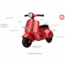 Lambreta Elétrica Infantil - 6v - Vermelha - Bandeirante