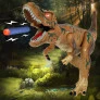 Lançador de Dardos - 2 em 1 - Dino Attack com Luz e Som - T-Rex - Multikids