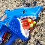 Lançador de Dardos - Nerf Wild Jr - Sharkfire - Hasbro