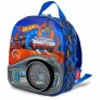 Lancheira 3D Infantil - Hot Wheels - Painel - Azul - P - Maxtoy