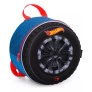 Lancheira 3D Infantil Térmica - Hot Wheels - Pneu - Azul - Luxcel