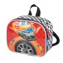 Lancheira Térmica Infantil - Hot Wheels Pneu - Preta - Luxcel